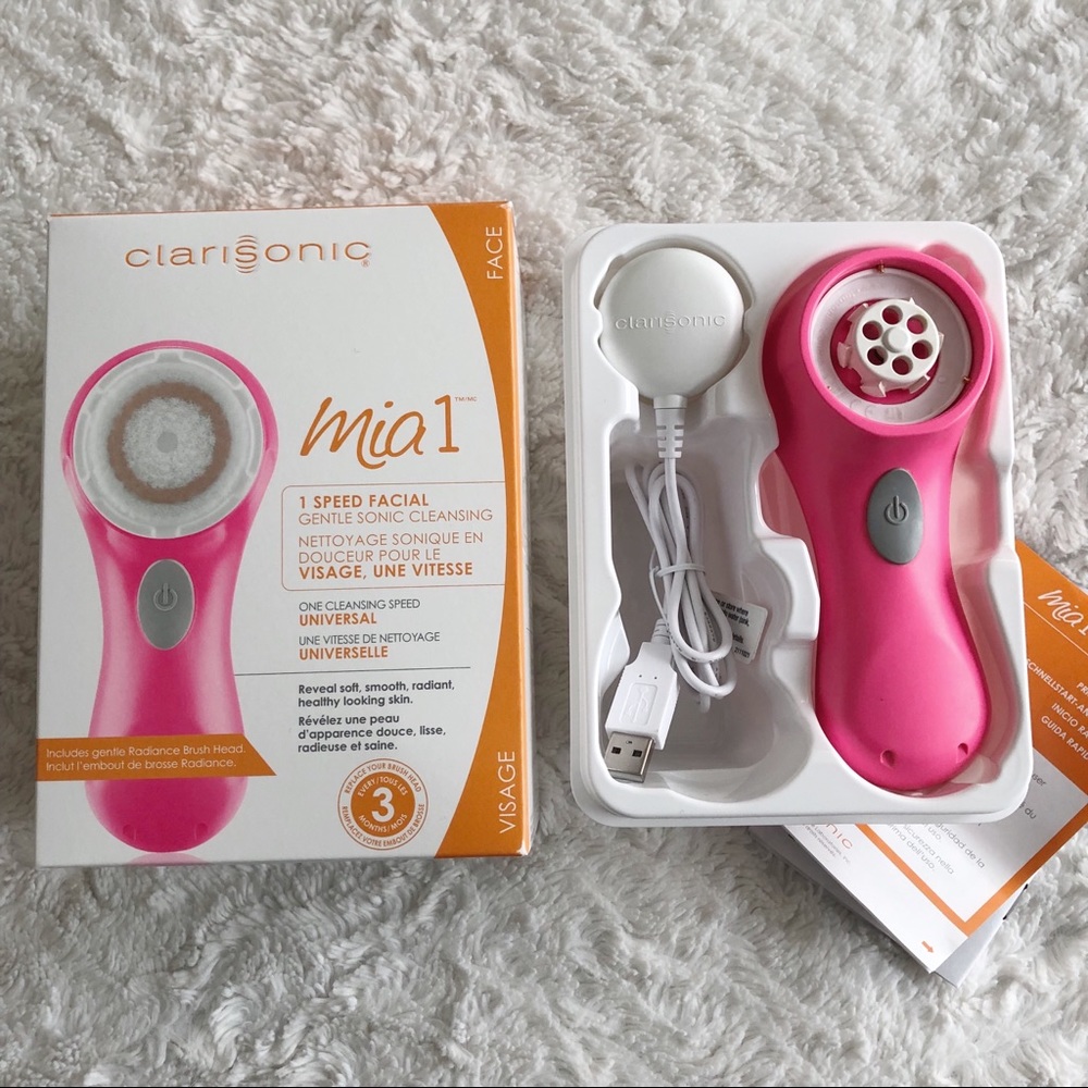 EUC Hot Pink Clarisonic Mia 1